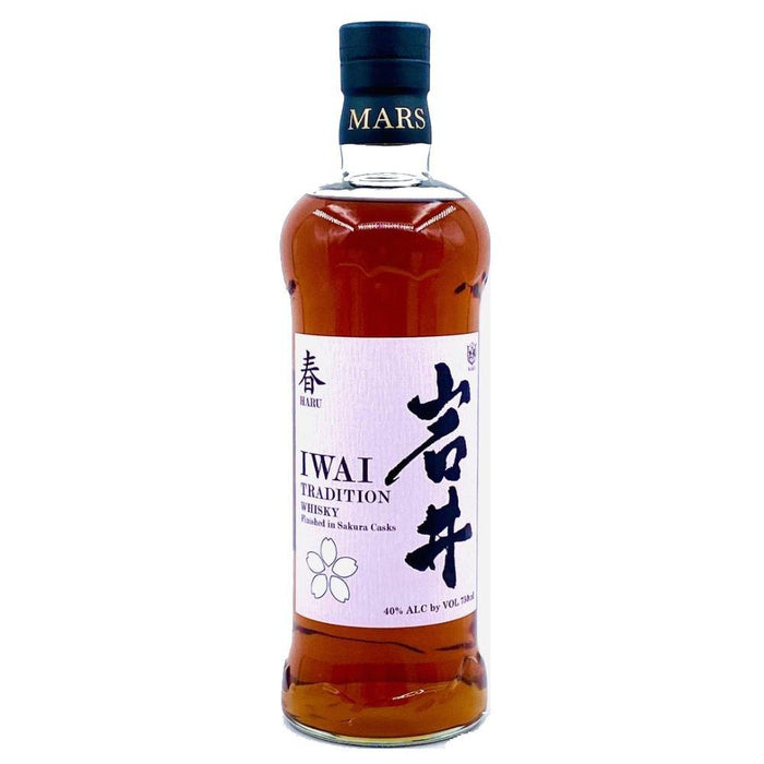 Shinshu Mars Distillery Iwai Tradition Japanese Whisky Sakura Cask Finish | Free Shipping on orders $400+