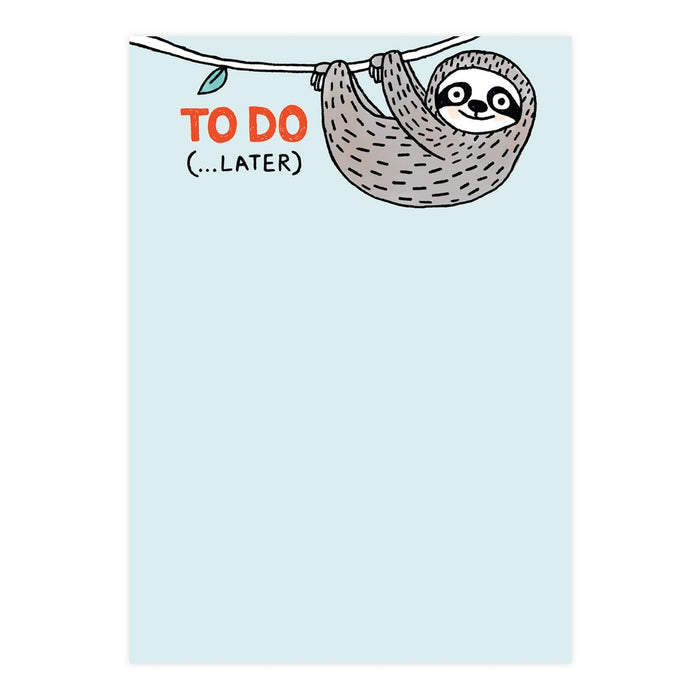 Sloth To Do Notepad