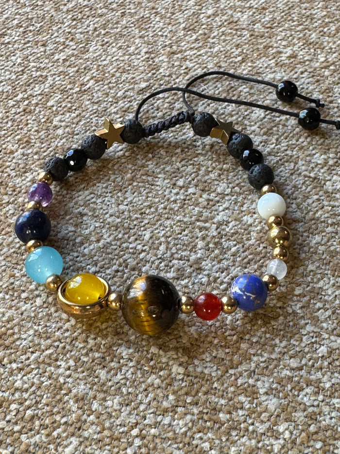 Solar System Gemstone Bracelet