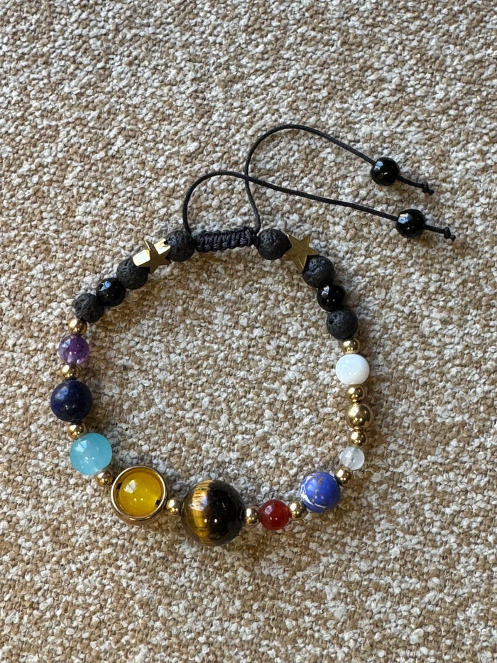 Solar System Gemstone Bracelet