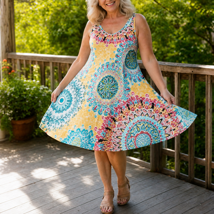 Solenya – Flowy A-Line Sundress