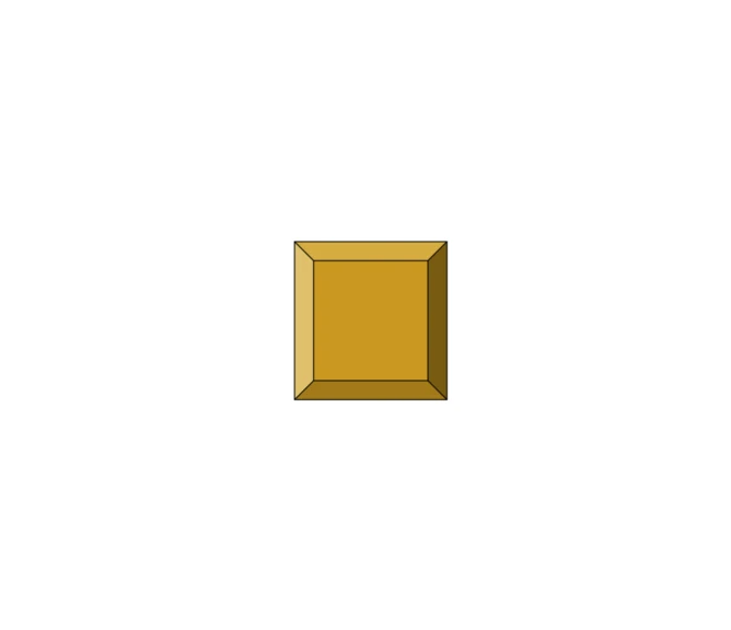 Square 8 x 8" GR Pottery Forms
