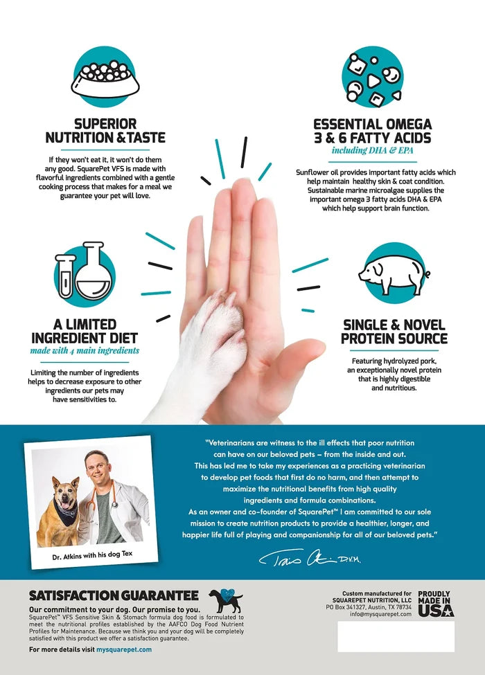 SquarePet VFS® Skin & Digestive Support