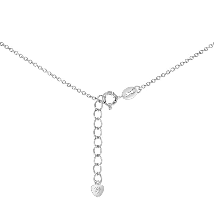Star of David 15mm Kids/Children's/Girls Necklace - Sterling Silver