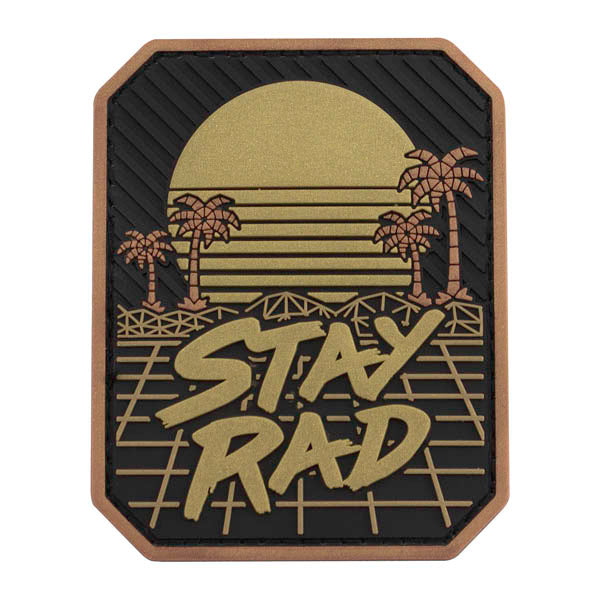 Stay Rad PVC Patch Morale Patches