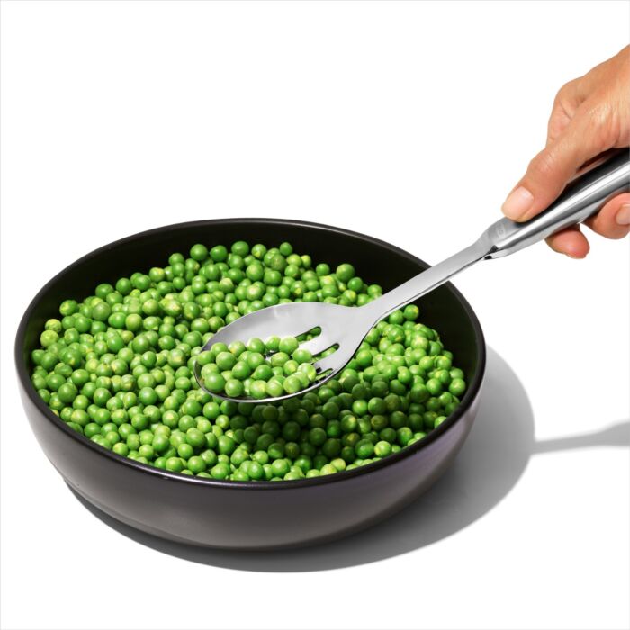 Steel Slotted Serving Spoon - touchGOODS