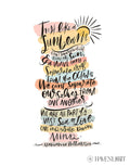 Sunbeam Open Edition Print / 11 X 14 Only Art