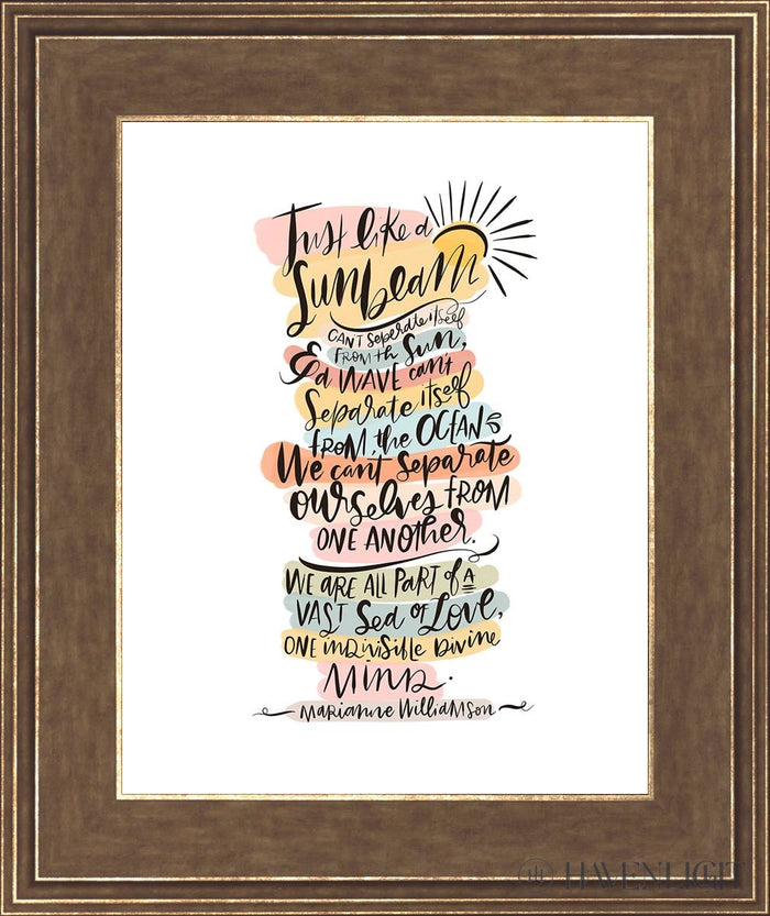 Sunbeam Open Edition Print / 11 X 14 Gold 15 3/4 18 Art