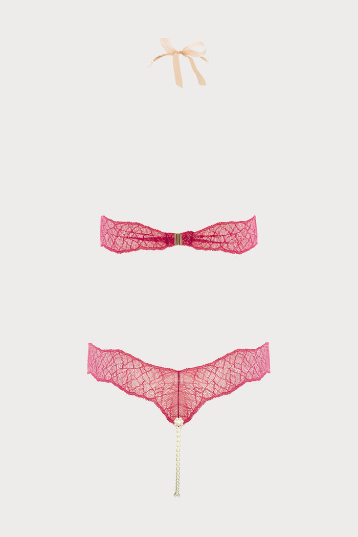 Sydney Daisy Double Pearl Body Red