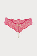 Sydney Daisy Double Pearl Thong Red