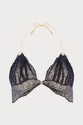 Sydney Daisy Pearl Bra in Black