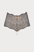Sydney Daisy Pearl Panty in Black