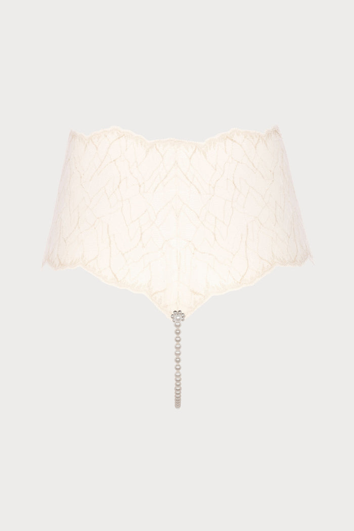 Bracli Sydney Daisy Pearl Panty in Ivory