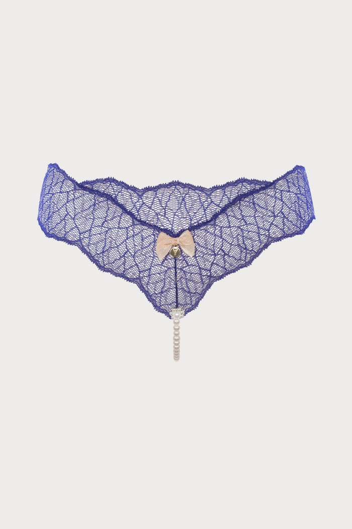 Bracli Sydney Single Pearl Thong Blue
