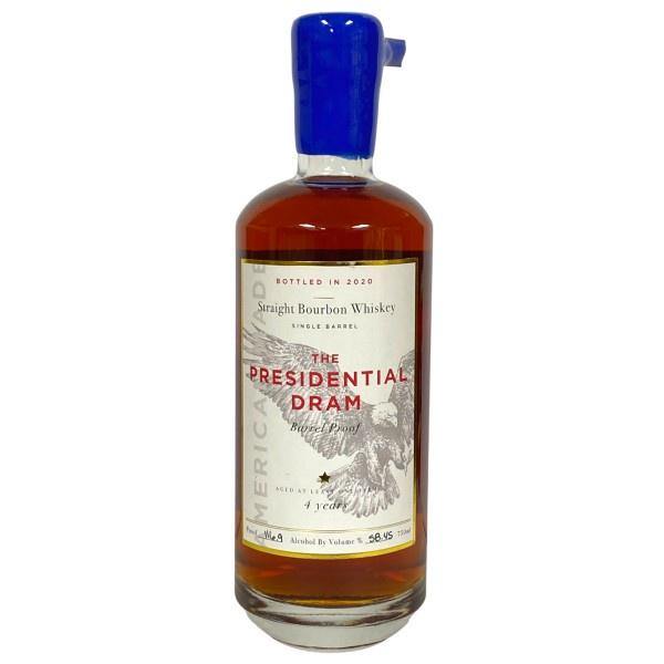 The Presidential Dram 4 Years Old Barrel Proof Straight Bourbon Whiskey | Free Shipping on orders $400+