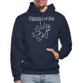 Thinking of You Voodoo Doll Gildan Heavy Blend Adult Hoodie - navy