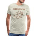 Thinking of You Voodoo Doll Men's Premium T-Shirt - heather oatmeal