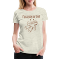 Thinking of You Voodoo Doll Women’s Premium T-Shirt - heather oatmeal