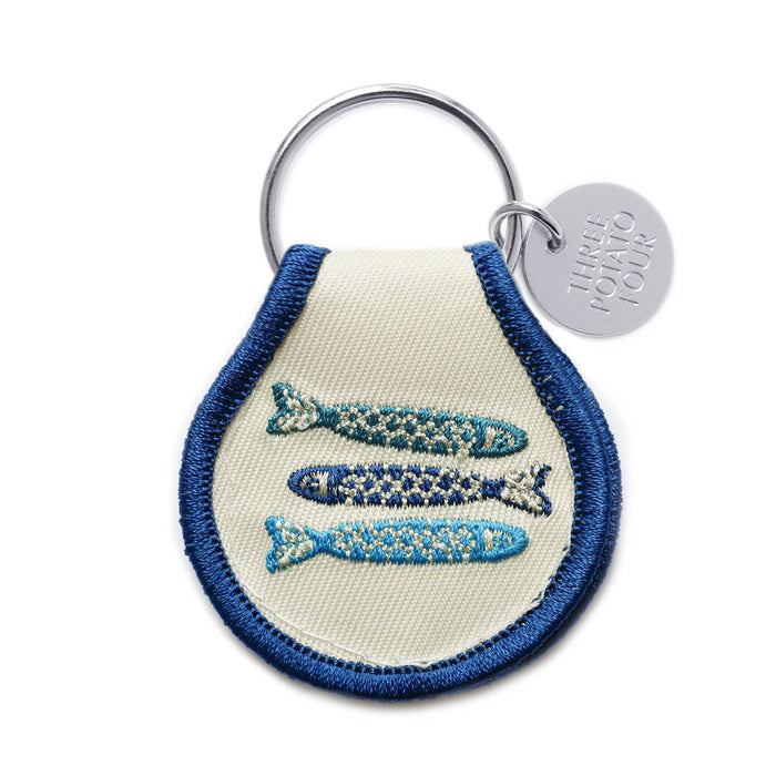 Three Potato Four - Patch Keychain - Tinned Fish