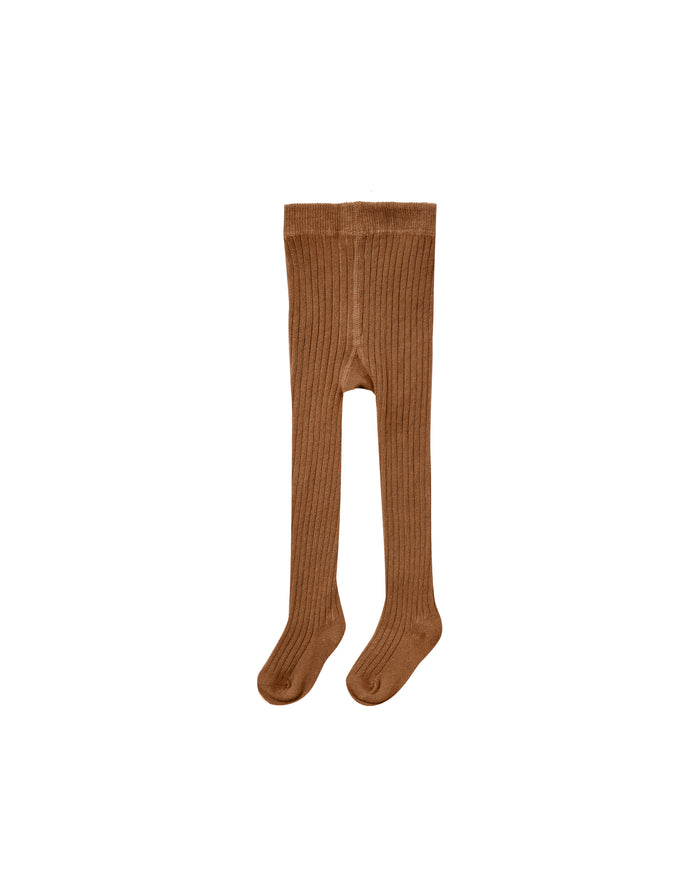 Tights | Rib Knit | Cinnamon