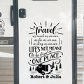 Travel As Much As We Can - Decal