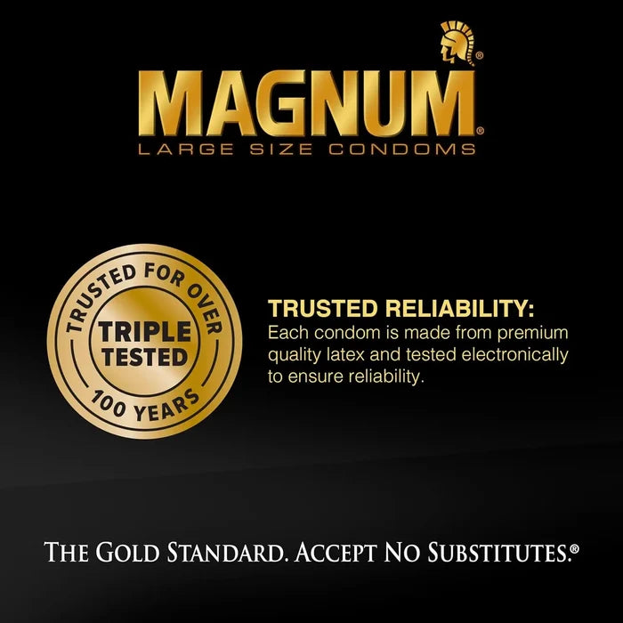 Trojan® Magnum™ XL Condoms - 12 Pack