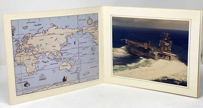USS Nimitz (CVN-68) Aircraft Carrier Presentation Photograph