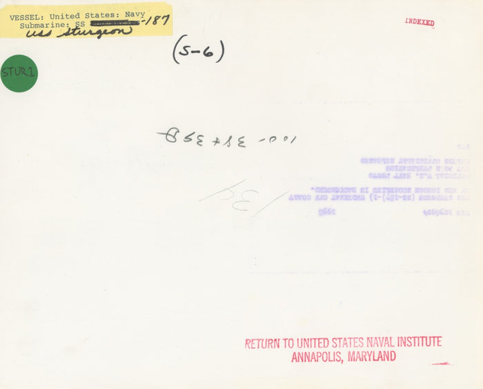 USS Sturgeon (SS-187 / S-6) Submarine - Annapolis Maritime Antiques