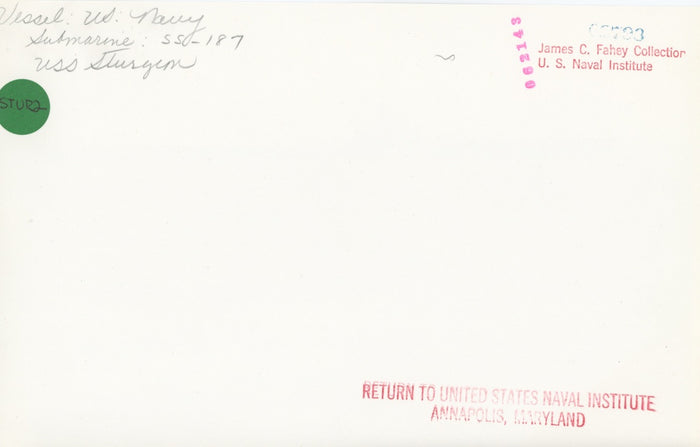 USS Sturgeon (SS-187 / S-6) Submarine - Annapolis Maritime Antiques