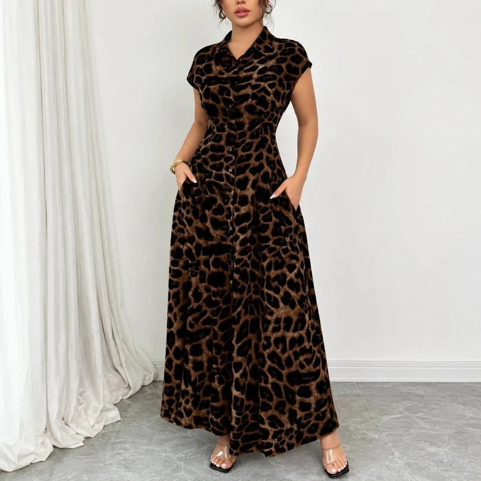 Deep Brown Leopard / S