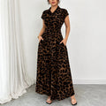 Deep Brown Leopard / S