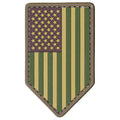 Vertical US Flag PVC Patch - Multicam Patches and Service Stripes