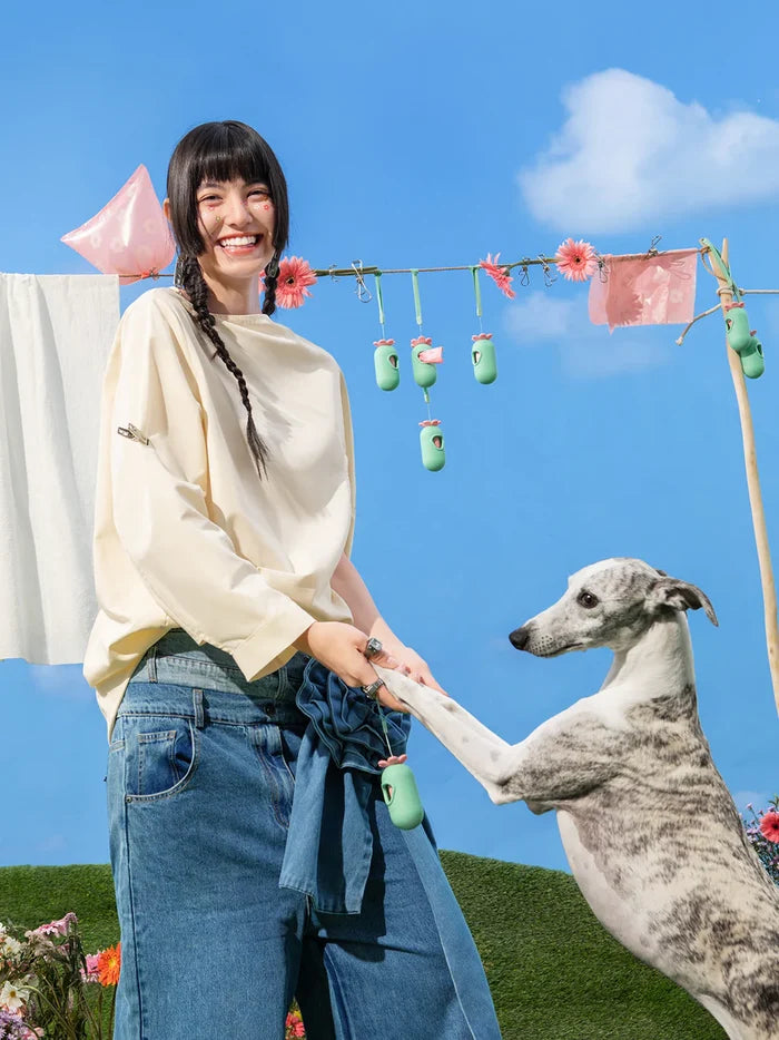 Vetreska Flora Poop Bags & Dispenser Set