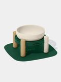 Vetreska Santal Forest Ceramic Pet Bowl & Mat Set