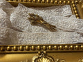 Vintage Gold-Tone Wheat Sheaf Brooch with Classic 1950s Elegance