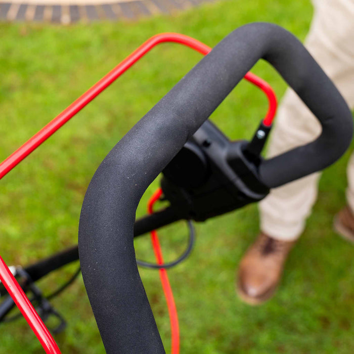 Webb Classic 33cm Elec Rotary Mower with Rear Roller handle bar