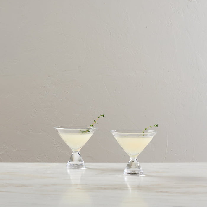 Westport Stemless Martini - Set of 2