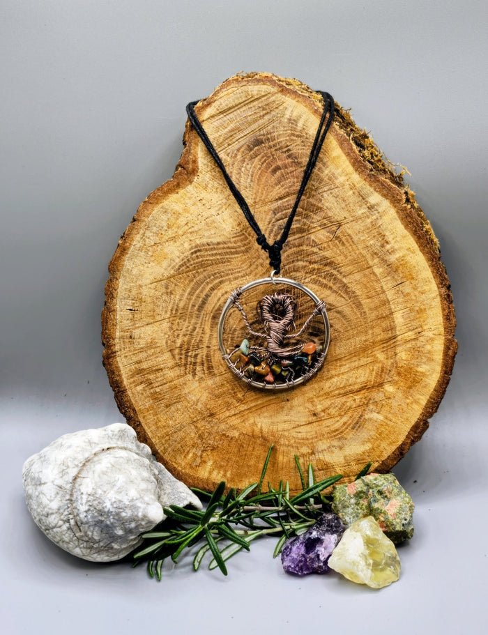 Witch goddess pendant