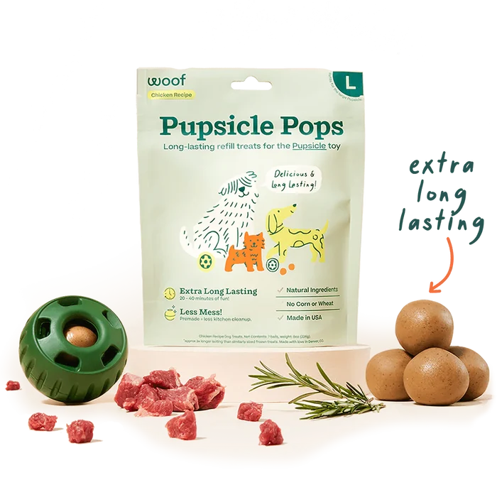 Woof - Beef & Peanut Butter Pupsicle Pops