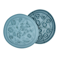 Woofsie - Pizza Snack Mat: 2-in-1 Lick Mat Slow Feed Bowl Combo