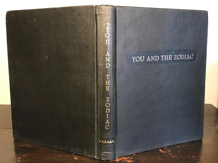 YOU AND THE ZODIAC - 1st and Ltd Ed, 1959 - ASTROLOGY ZODIAC PERSONALITIES MAPS