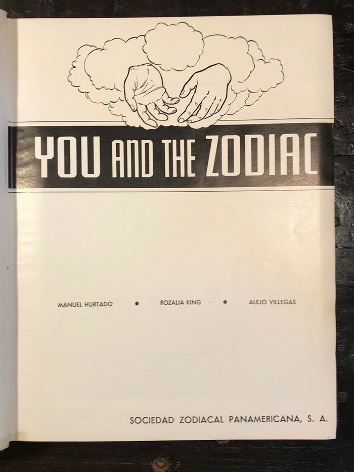 YOU AND THE ZODIAC - 1st and Ltd Ed, 1959 - ASTROLOGY ZODIAC PERSONALITIES MAPS