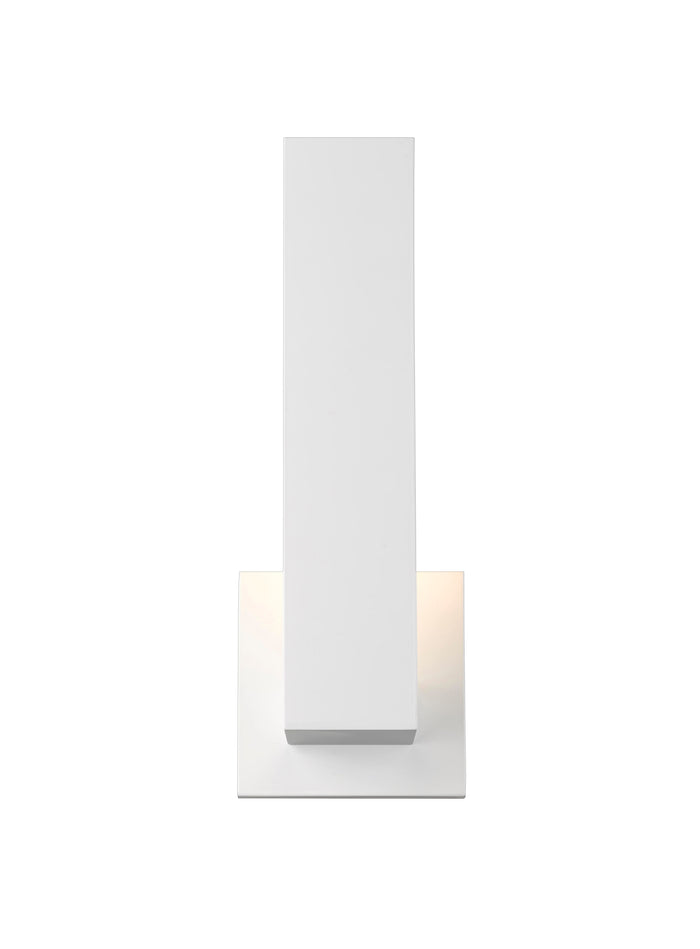 Outdoor Wall Light Z-Lite 576S-WH-LED White Edge 1 Light Outdoor Wall Light Z-Lite