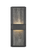 Outdoor Wall Light Z-Lite 577M-BK-LED Black Eclipse 2 Light Outdoor Wall Light Z-Lite