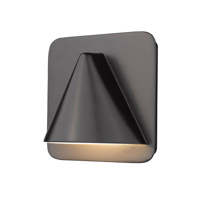 Outdoor Wall Light Z-Lite 578ORBZ-LED Outdoor Rubbed Bronze Obelisk 1 Light Outdoor Wall Light Z-Lite